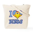 thumbnail image 2 of CafePress - I Love (Heart) Birds Tote Bag - Unisex Canvas Tote Bag, Beige, 1-Piece, 2 of 9