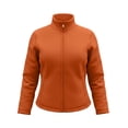 thumbnail image 4 of fatyb Kids Girls Fleece Jacket Zip up Sherpa Lined Cropped Coat Stand Collar Long Sleeve Warm Outerwear, 4 of 7
