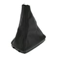 thumbnail image 1 of Cubierta de bota de palanca de cambios Unique Bargains para SAAB 93 9-3 2002-2016, Cubierta de pomo de palanca negra de cuero sintético 1 Pc, 1 of 7