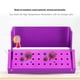 thumbnail image 3 of Caja De Desinfección De Aluminio, Soporte De Bloque De Fresas Dentales, Herramienta De Dentista Esterilizable En Autoclave, Púrpura Vogacara CE001844-00, 3 of 7