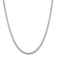 thumbnail image 5 of 925 Sterling Silver 3.75mm Box Chain 24 Inch, 5 of 7
