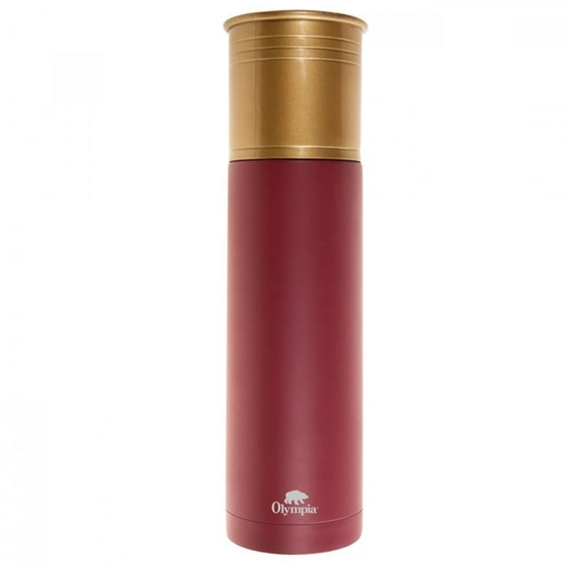 Olympia - Bouteille Isolée Style Fusil, Capacité 750mL, Rouge