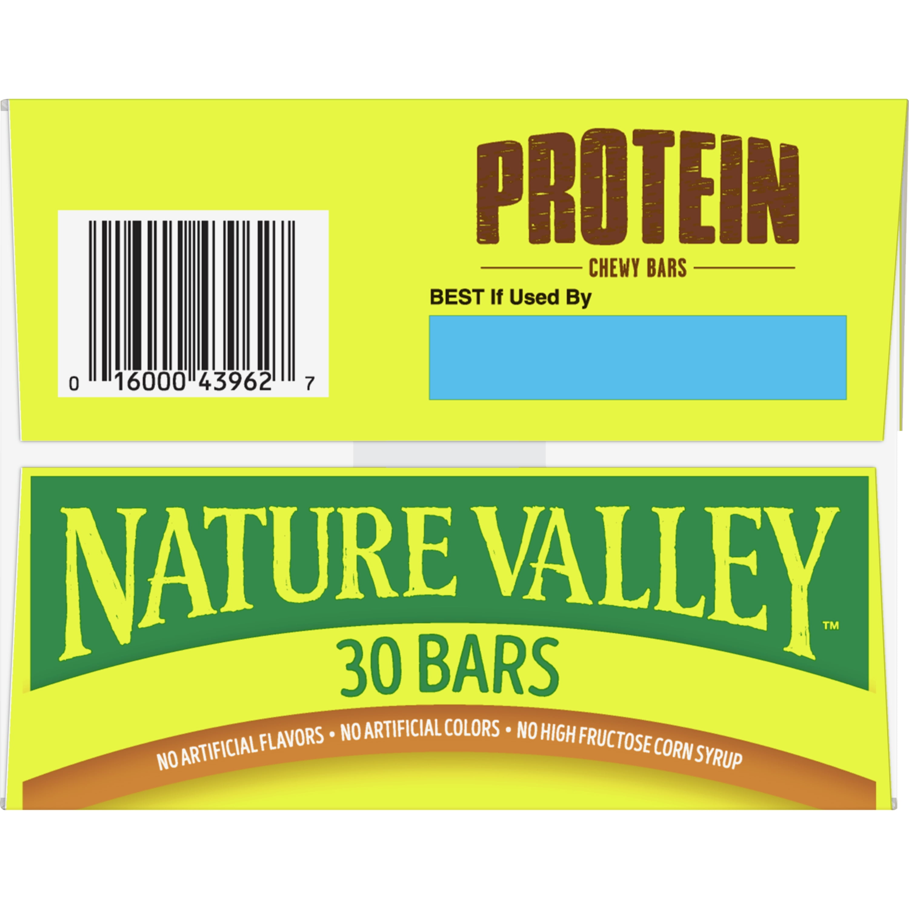 Nature Valley Chewy Protein Granola Bars, Peanut Butter Dark Chocolate, 30 Bars, 42.6 OZ