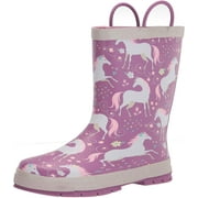 Western Chief Kids Boys Space Dinos Rain Boots Toddler/Little Kid/Big Kid 8 Toddler Lilac