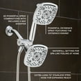 thumbnail image 4 of Oxygenics Arc 80-Setting Chrome Combo Shower Head, 4 of 17