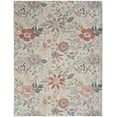 thumbnail image 2 of Nourison Nourison Washables Floral Cream Multicolor 5'2" x 7' Area Rug (5x7), 2 of 9
