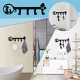 thumbnail image 4 of Mohdy Creative Wrought Iron Towel and Key Hooks,Hook Install Bathroom Towel Mount Easy to Key Rack for Wall Hanging Towel Holder Bathroom Products,Material:High Quality, 4 of 9