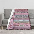 thumbnail image 2 of Best Birthday for Mom, Great for Mom from Daughter Son, Christmas Mom, Soft Blanket for Mom for Mother''s Day, Valentine''s Day, 50"x60", 2 of 6