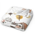 thumbnail image 6 of Super Soft Anti-Pilling Flannel Bed Blankets, Autumn Leaves Cozy Fluffy Warm All Seasons Throw Blanket for Sofa Bedding, 80"x60", 6 of 8