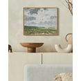 thumbnail image 6 of Drsoum Landscape Framed Canvas Wall Art Vintage Classical The Vast Grassland Prints Hallway Kitchen Office Decor 8x10in Natural Framed, 6 of 6