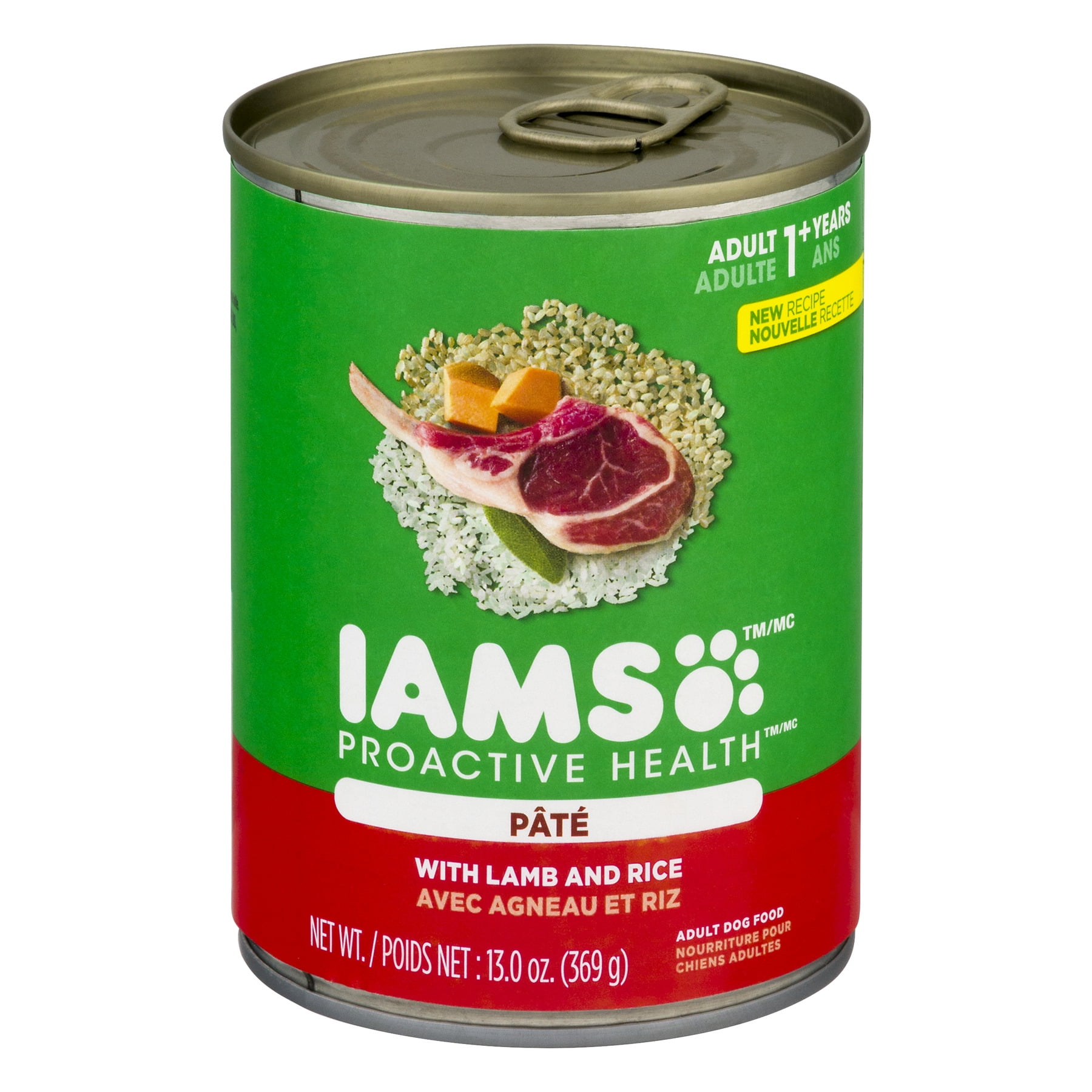 Iams Premium Dog Food With Lamb & Rice, 13.0 Oz - Walmart ...