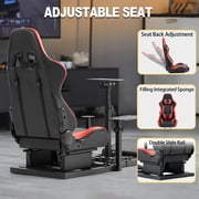 Marada Flight Racing Simulator Cockpit with Game Seat Fits Thrustmaster HOTAS Warthog Excluding Electronics