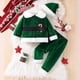 thumbnail image 1 of Disfraz de elfo navideño para bebés, conjunto de ropa de Papá Noel para Navidad, ropa navideña para bebés, ropa navideña para niñas de 18 a 24 meses, 1 of 8