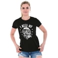thumbnail image 4 of I Need My Space Star Astronaut Womens Fitted Plus Size Graphic Tee Brisco Brands 3X, 4 of 5