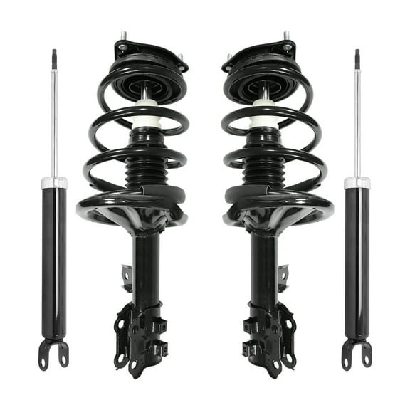 Unity Automotive Front & Rear Complete Strut Assembly Shock Kit Fits 2007-2010 Hyundai Elantra, 4-11133-259890-001