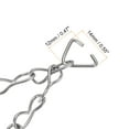 thumbnail image 3 of Unique Bargains 22cm Toilet Handle Lever Flush Replacement Toilet Flapper Chain 3 Pack, 3 of 5