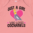 thumbnail image 4 of Inktastic Cockatiel Just a Girl Who Loves Girls Baby Bodysuit, 4 of 5