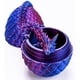 thumbnail image 3 of Dragón YTRXYLKL impreso en 3D con huevo sorpresa para niños, color morado, 3 of 6
