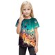 thumbnail image 2 of Gibobby Camisa Elegante Camiseta para niños pequeños y niñas, camiseta con estampado de mariposas, camiseta de moda para niños, camiseta para niños, camiseta divertida （Amarillo， 13-14 Años), 2 of 4