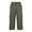 Army Green, variant on Womens Capri Trousers Ladies Three Quarter Soft 3/4 Cropped Work Pants Ladies Stretch Pull on Trousers Elasticated Waist Summer Shorts Navy L