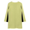 thumbnail image 4 of Jeff Goldblum Pattern Gold Long Sleeved Dress women dresses dresses for women luxury designer party, 4 of 4