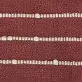 thumbnail image 3 of Clay and Off White Slub Stripe Throw, 3 of 3