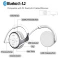 thumbnail image 6 of WILLED Small Bluetooth Headphones Wrap Around Head - Sports Wireless Headset with Built in Microphone and Crystal-Clear Sound, Foldable and Carried in The Purse, and 12-Hour Battery Life, 6 of 6