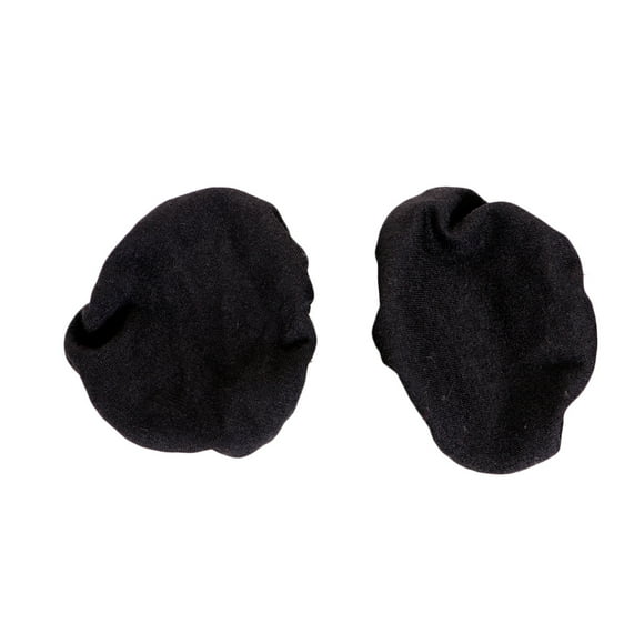 CIMAXIC 1 Paire de Housses d'Écouteurs en Tissu Extensible Lavables, Manchon Sanitaire pour Oreille, Protège-Écouteurs avec 6-8,5 cm - Taille P (Noir), 2,76 Pouces X 2,76 Pouces X 0,04 Pouces