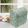 thumbnail image 3 of Gecko Stand Mixer Cover, Little Lizards Chameleons Chevron Zigzag Ornate Pattern, Kitchen Appliance Organizer Bag Cover with Pockets, 5 Quarts, Pale Green Dark Green, by Ambesonne, 3 of 4