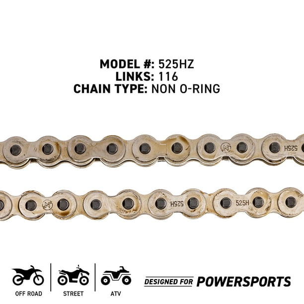 Niche Sprocket Chain Set for Kawasaki Ninja ZX10R 17/41 Tooth 525
