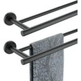 thumbnail image 1 of Double Towel Bar Matte Stainless Steel Bath Towel Rack for Bathroom Towel Holder Wall Mount Total Length TBLPB, 1 of 8