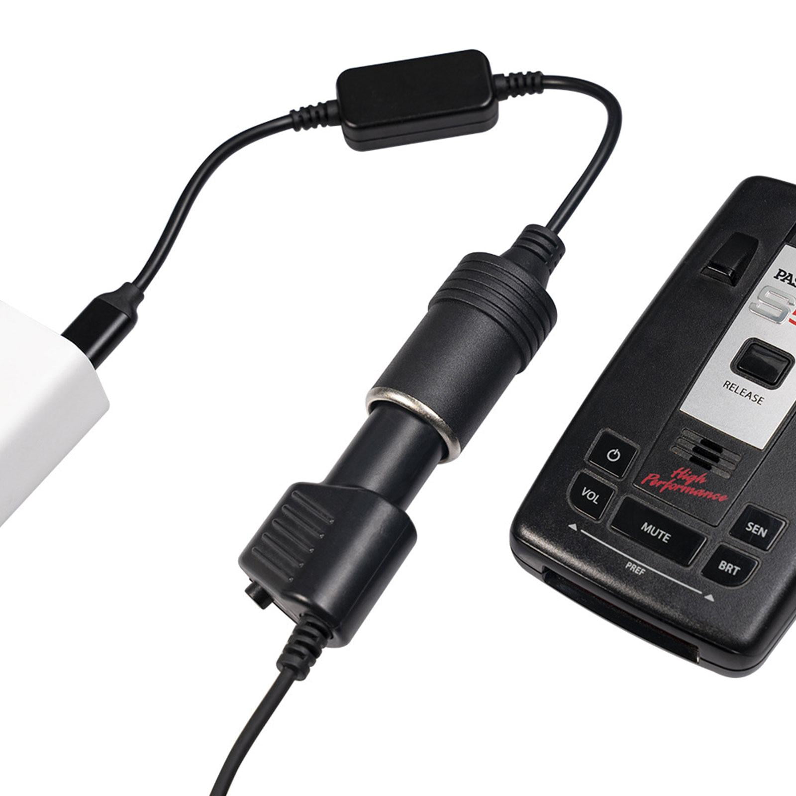 USB C Type C to 12V Car Cigarette Lighter Socket Female Converter Adapter|  G6G1