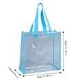 thumbnail image 2 of Stadium Approved Clear Tote Bags 12 x 12 x 6 Inch Large Clear Plastic Tote Bag with Handles for Work Sports, 2 of 3