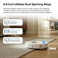 thumbnail image 4 of Roborock Qrevo S Robot Vacuum and Mop, Self Washing, Self Drying, Self Emptying (White), 4 of 15