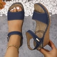 thumbnail image 4 of DAFEI Sandales Femmes Habillées à Plateforme Compensée Sandales Légères d'Été à Bride Sandales Décontractées de Vacances Augmenter la Hauteur Chaussures Rétro de Villégiature, 4 of 7
