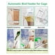 thumbnail image 5 of Comedero AutomáTico Transparente para PáJaros, Sin Ensuciar, para Loros, Periquitos y Canarios., 5 of 7