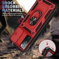 thumbnail image 2 of S20 FE Case,for Galaxy S20 FE Case,with Camera Lens Protective, with Kickstand Heavy Duty Protective Case for Samsung Galaxy S20 FE Case Red, 2 of 12