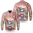 thumbnail image 3 of Happy Valentine’s Day Adorable Siamese Kitten Holding Heart Balloon All Over Print 3D Baseball Jacket Cat Lover Kitten Owner Gifts Bomber Jacket Softball - 00030, 3 of 6