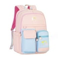 thumbnail image 1 of PENGXIANG EASTIN Student Children Bookbag Cute Hit Color Backpack Casual Packaging (Purple), 1 of 10