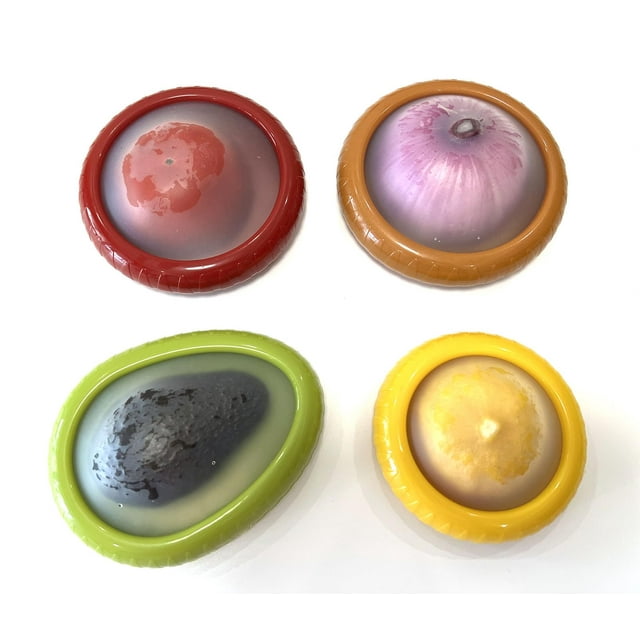 Set de recipientes de almacenamiento Halteoly de silicona para frutas y verduras