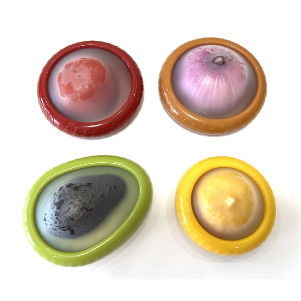 Set de recipientes de almacenamiento Halteoly de silicona para frutas y verduras