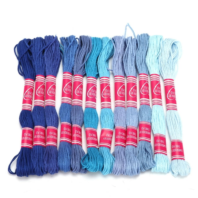 Polyester Thread, Embroidery Thread Set Durable Practical Mutiple-use Colorful for Family Friends for Children Girls for DIY Craft for Handicrafts Tool Purple Series,Green