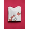 thumbnail image 3 of Juice Box Of Orange Sweatshirt Women -GoatDeals Designs, Female 5X-Large, 3 of 4