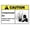 Warning Sign 1, variant on Caution Compressed Air Sign 12 x 8 Inches - Rust-Free Aluminum, UV Ink Printing, Suitable for Indoor Outdoor Workshop, Factory, Pneumatic Tool Area