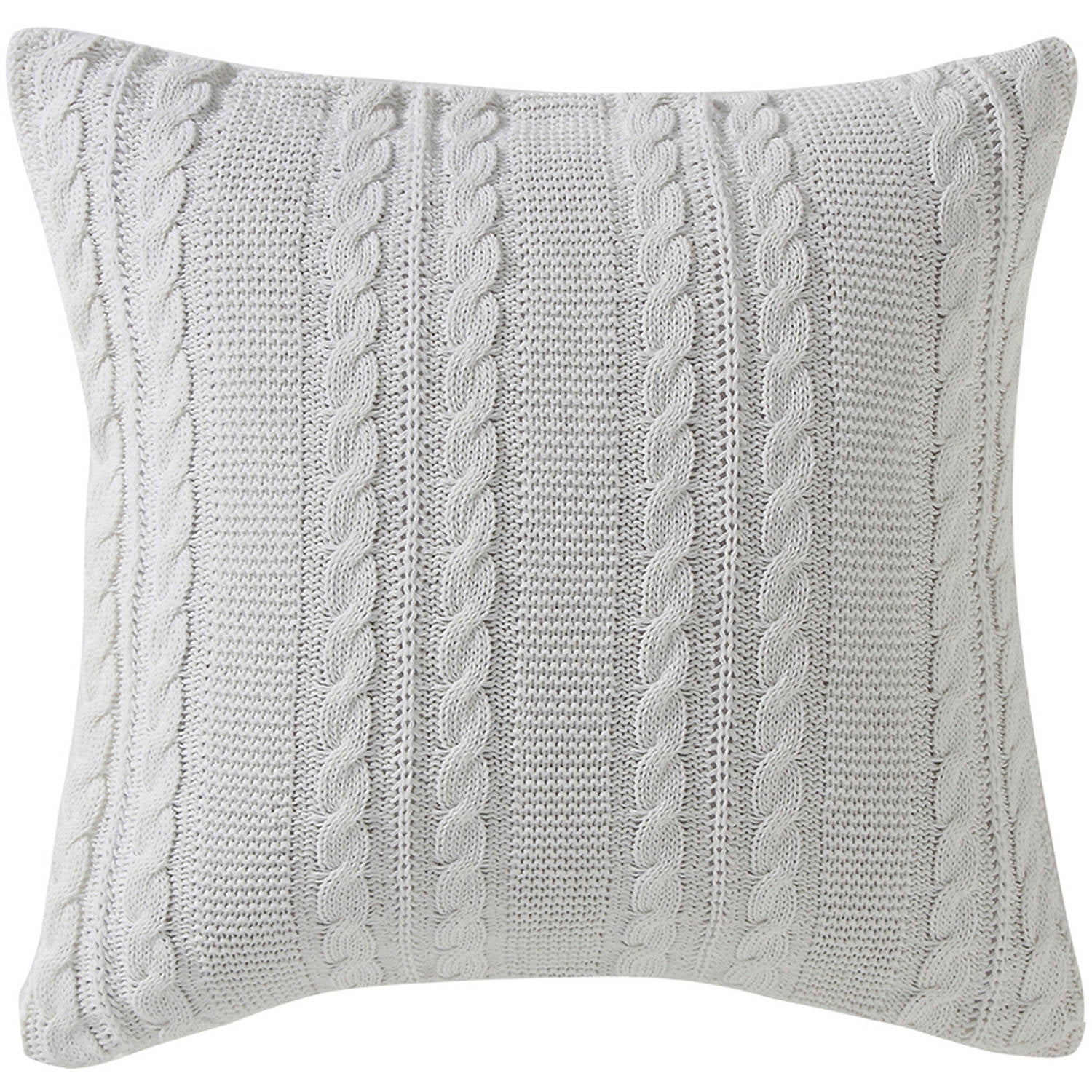VCNY Home 18" x 18" White Cotton Throw Pillow