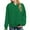 Green, variant on Coerni Quilted Texture Bomber Jacket for Girls Rib Knit Cuffs Long Sleeve Baseball Clothes Solid Casual Preppy Spring Fall Preppy Outerwear