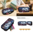 thumbnail image 5 of Jeiento Galaxy Backpack Set for 9-12 Years Old 5 Pcs Koala 17 Inch Lightweight Bookbag with Insulated Lunch Bag Pencil Case for Elementary School Gift for Daughter, 5 of 7