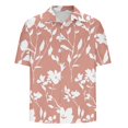 thumbnail image 5 of Fznquz Men's Shirts Hawaiian Short Sleeve Summer T Shirts Beach Button Down Men Clothing, 5 of 5
