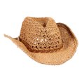 thumbnail image 5 of KAKOWELY Sombrero de playa de paja para niños, sombrero de playa de ala ancha, sombrero de protección solar de verano para niños, 5 of 5