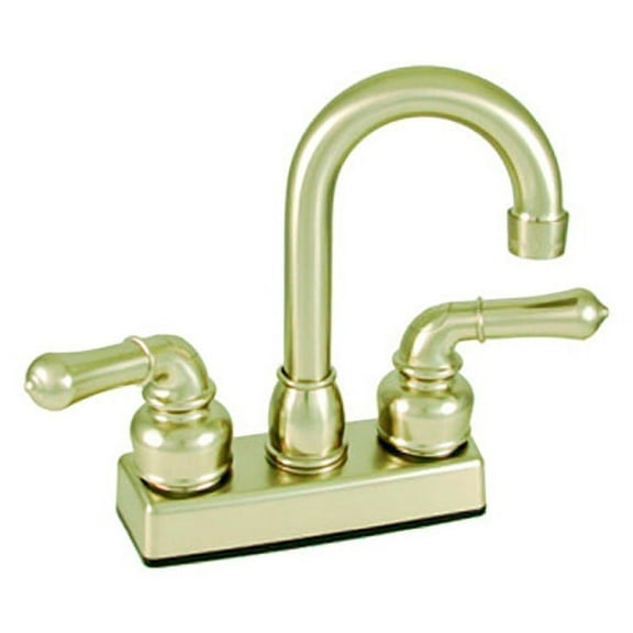 Empire Brass U-YNN16N Brushed Nickel 4" Bar Galley Faucet with Tea Pot Handles